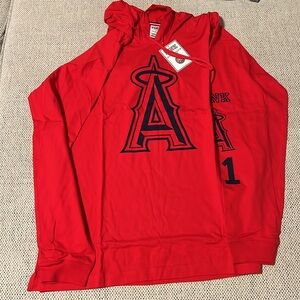 Victoria’s Secret PINK Los Angeles Angels Woman’s Hoodie Size Large Brand New